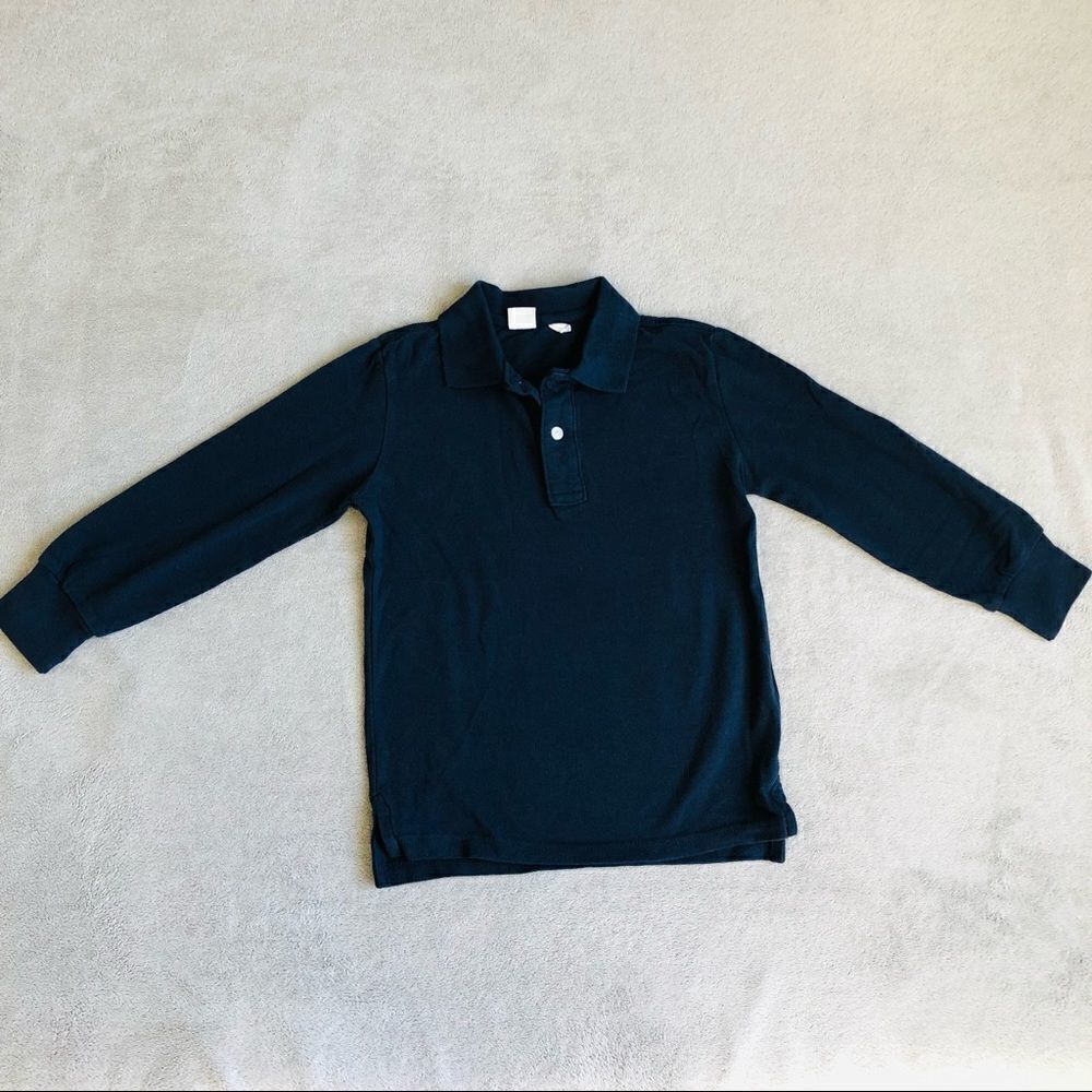 Gap Kids Long sleeved Pique Polo Shirt
